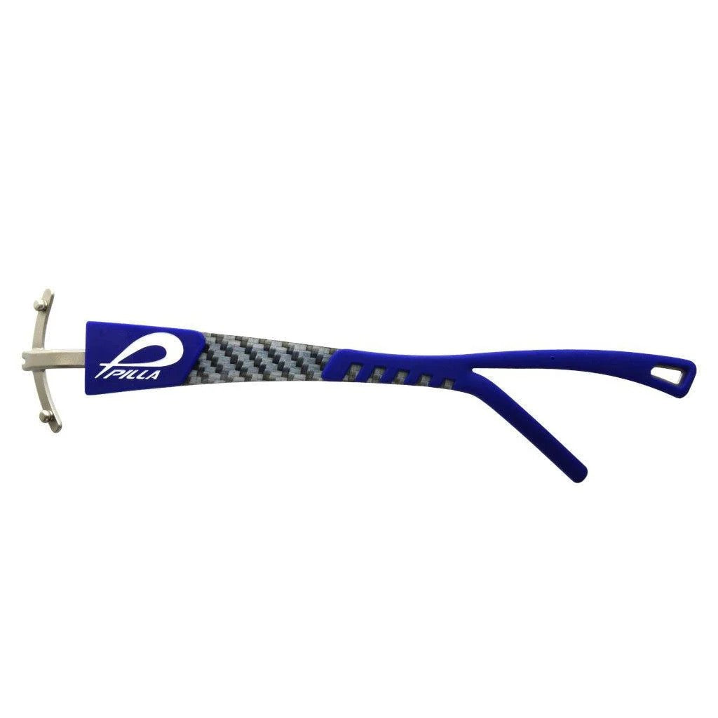 OUTLAW X7 FORK TEMPLES - Blue & Gray carbon fiber
